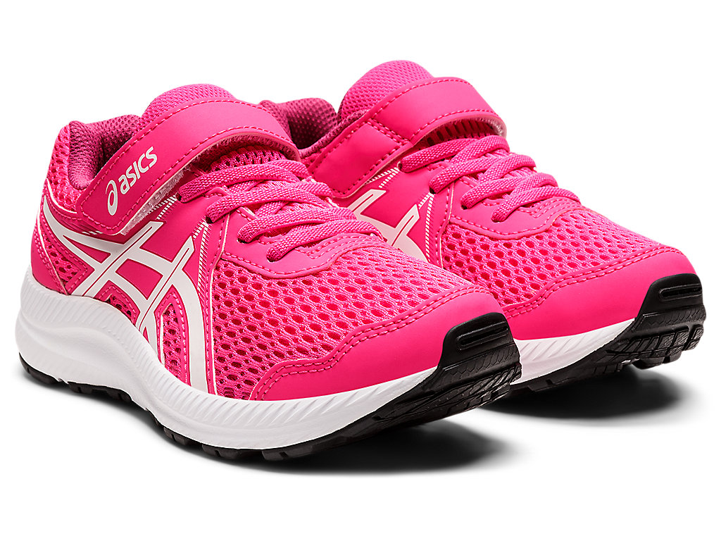 Dětské Running Shoes Asics Contend 7 Pre-School Růžové Bílé | 1764-SQPMZ