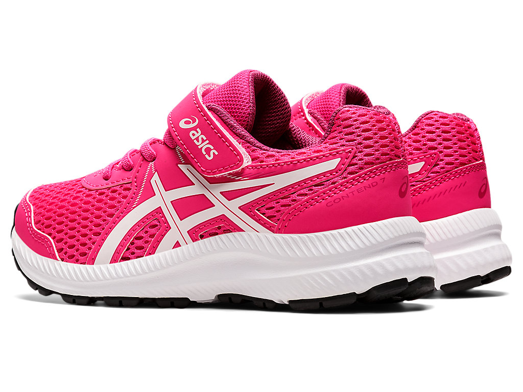 Dětské Running Shoes Asics Contend 7 Pre-School Růžové Bílé | 1764-SQPMZ