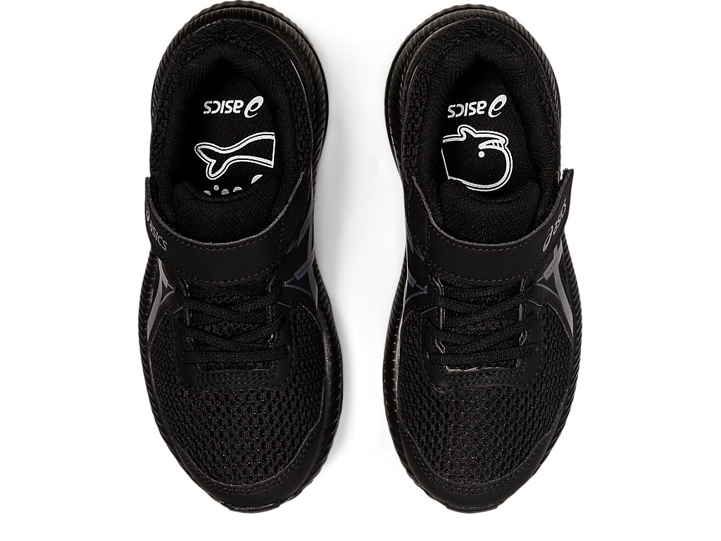 Dětské Running Shoes Asics Contend 7 Pre-School Černé Šedé | 2576-ZSANK