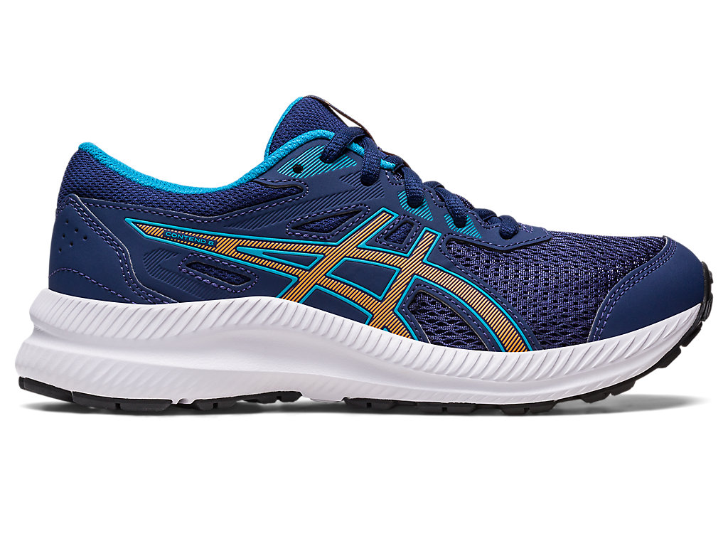 Dětské Running Shoes Asics Contend 8 Grade School Indigo Blankyt Oranžové Koralove | 6975-MKHSJ