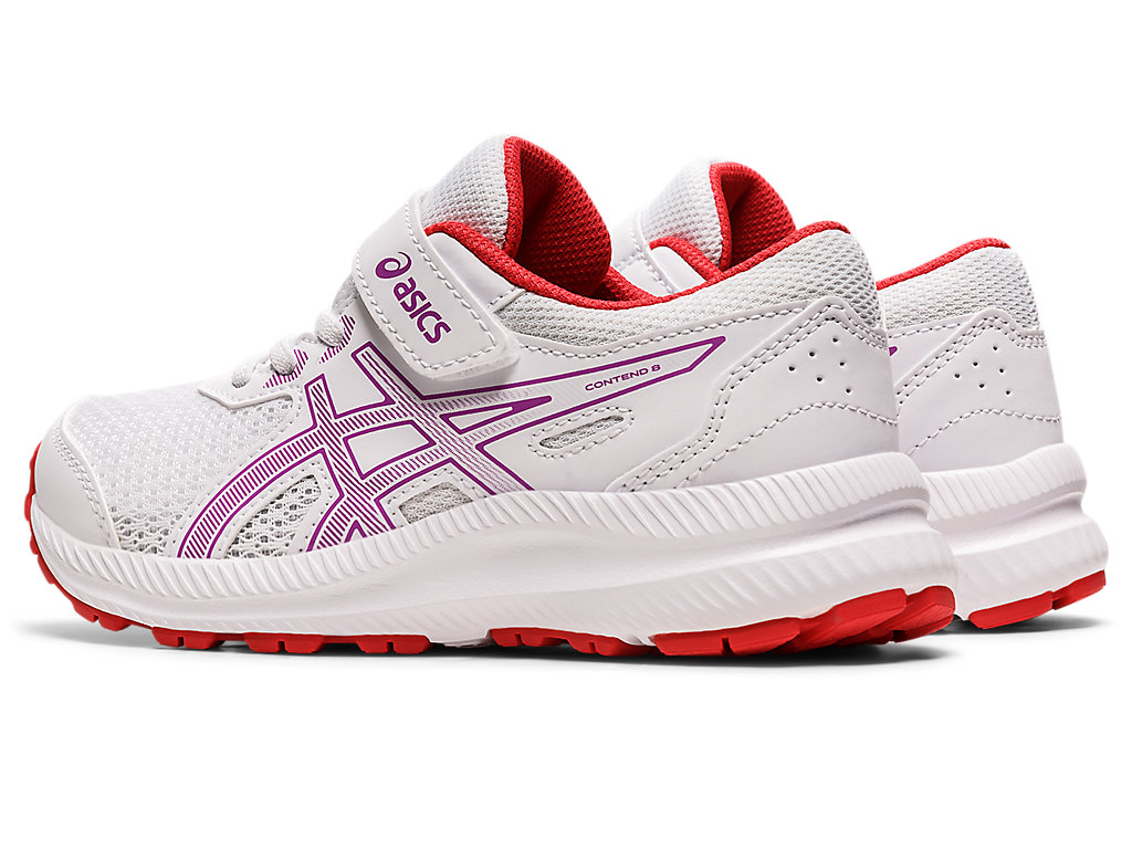 Dětské Running Shoes Asics Contend 8 Pre-School Bílé Fialové | 4079-OQDAT