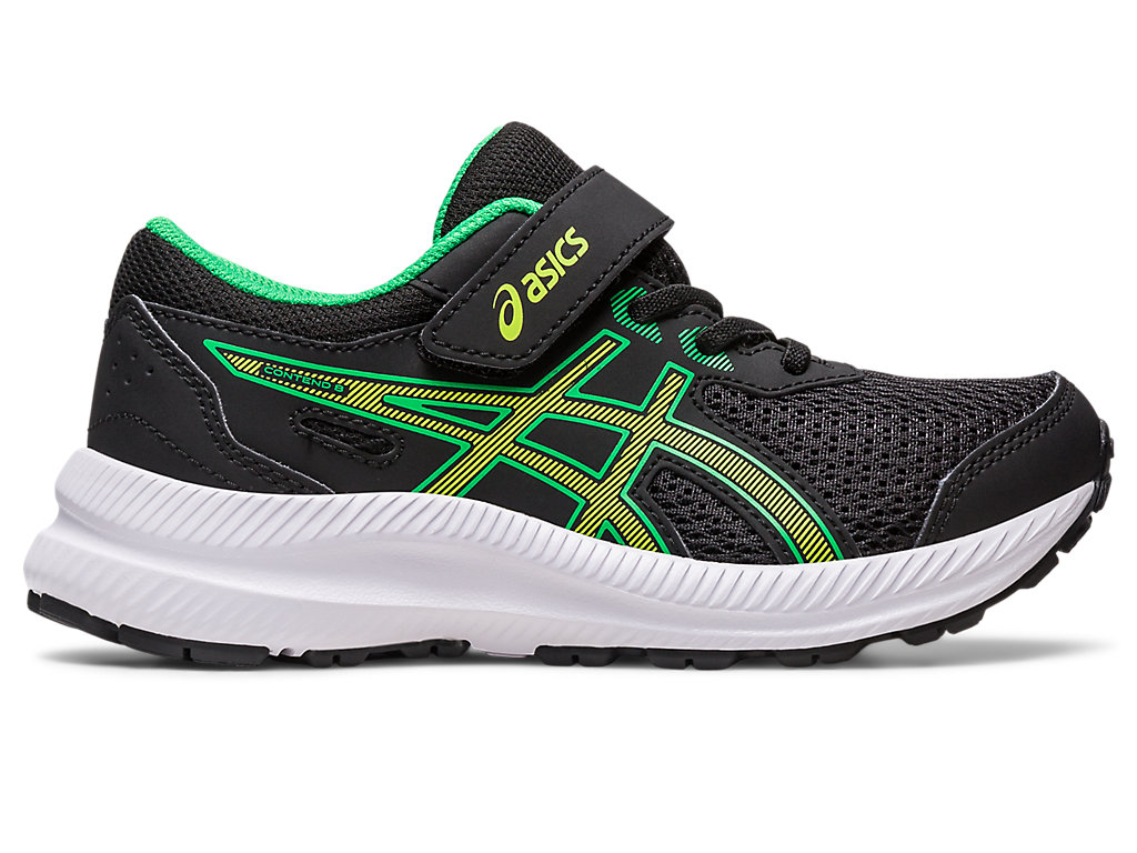 Dětské Running Shoes Asics Contend 8 Pre-School Černé Světle Zelene | 9416-XAWGK