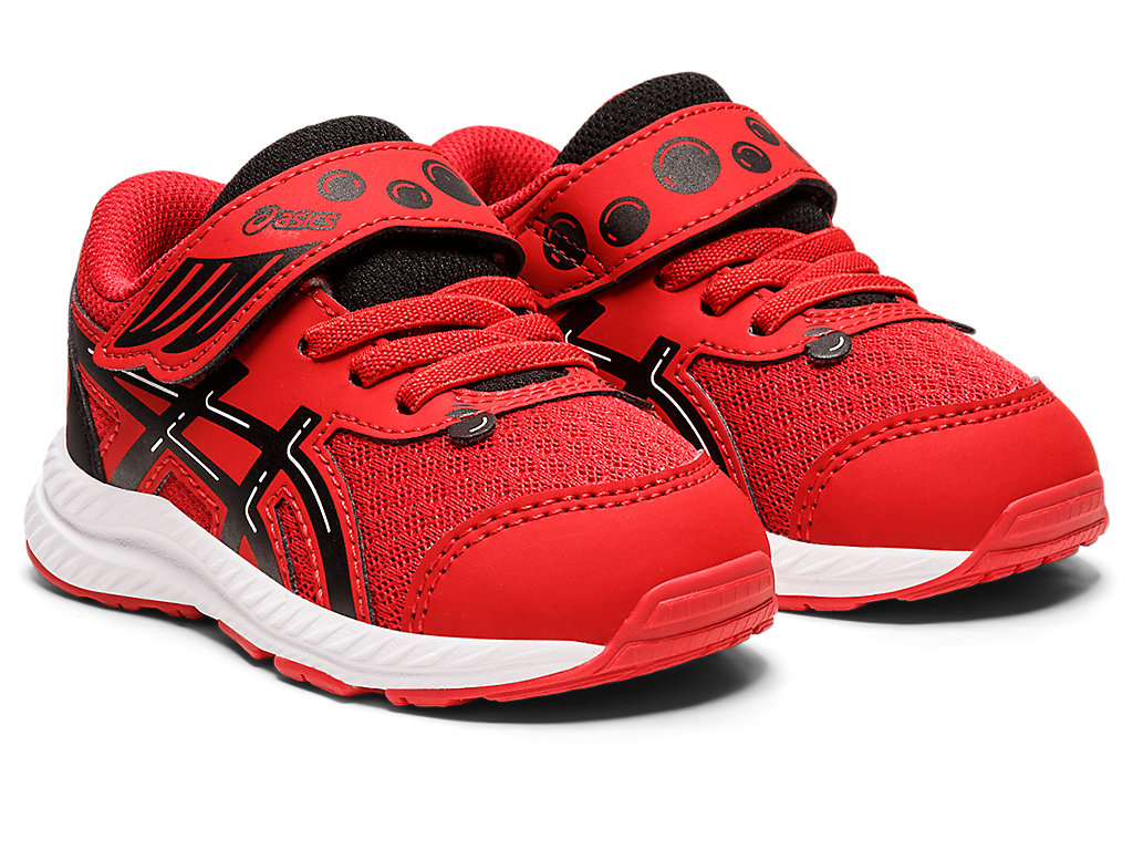 Dětské Running Shoes Asics Contend 8 Toddler Size School Yard Červené Černé | 3045-CTYJO