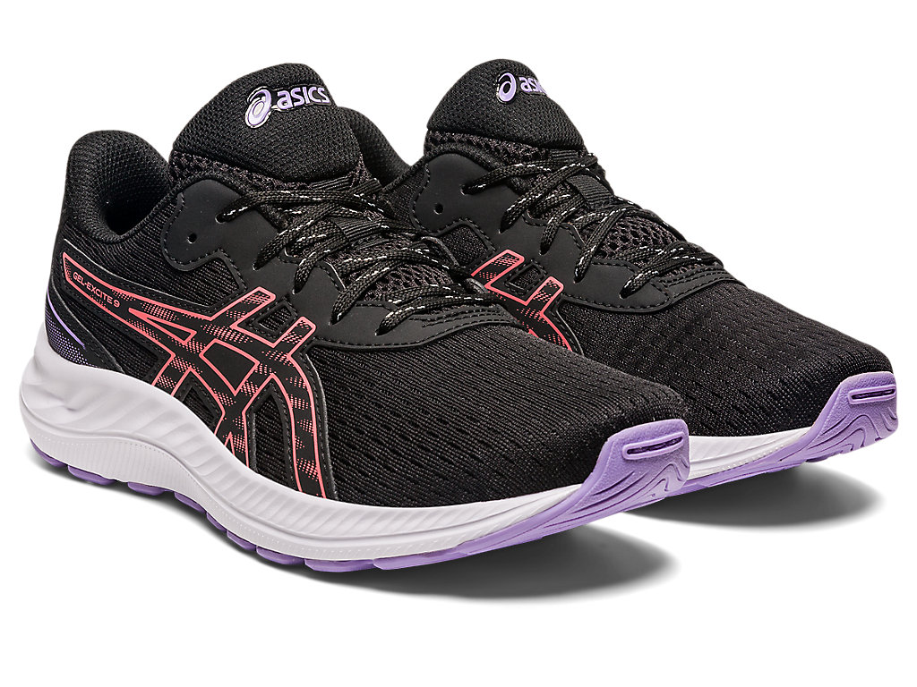 Dětské Running Shoes Asics Gel-Excite 9 Grade School Černé | 5987-TCRZI