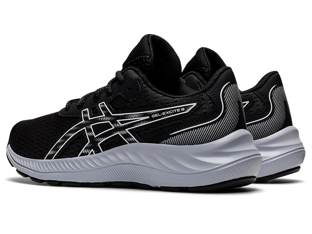 Dětské Running Shoes Asics Gel-Excite 9 Grade School Černé Bílé | 6978-TXUQY