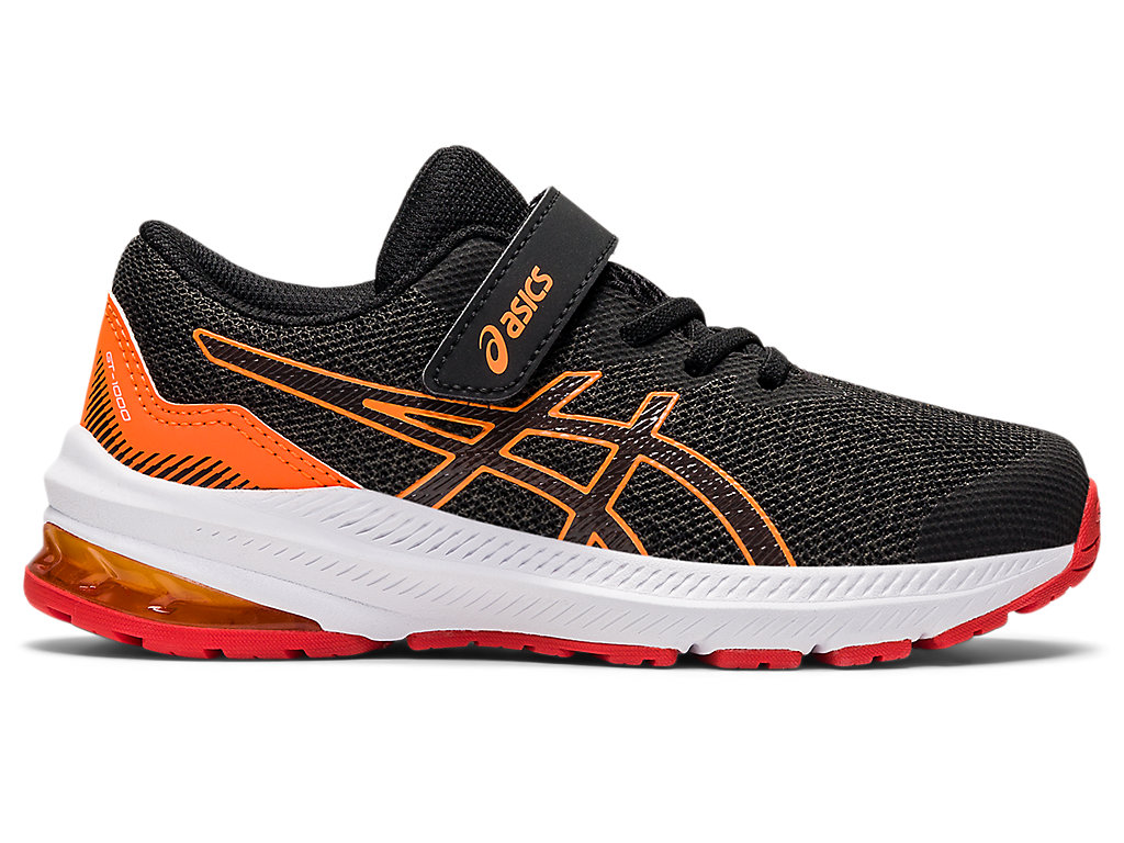 Dětské Running Shoes Asics Gt-1000 11 Pre-School Tmavě Šedé Červené | 3159-DZNYK