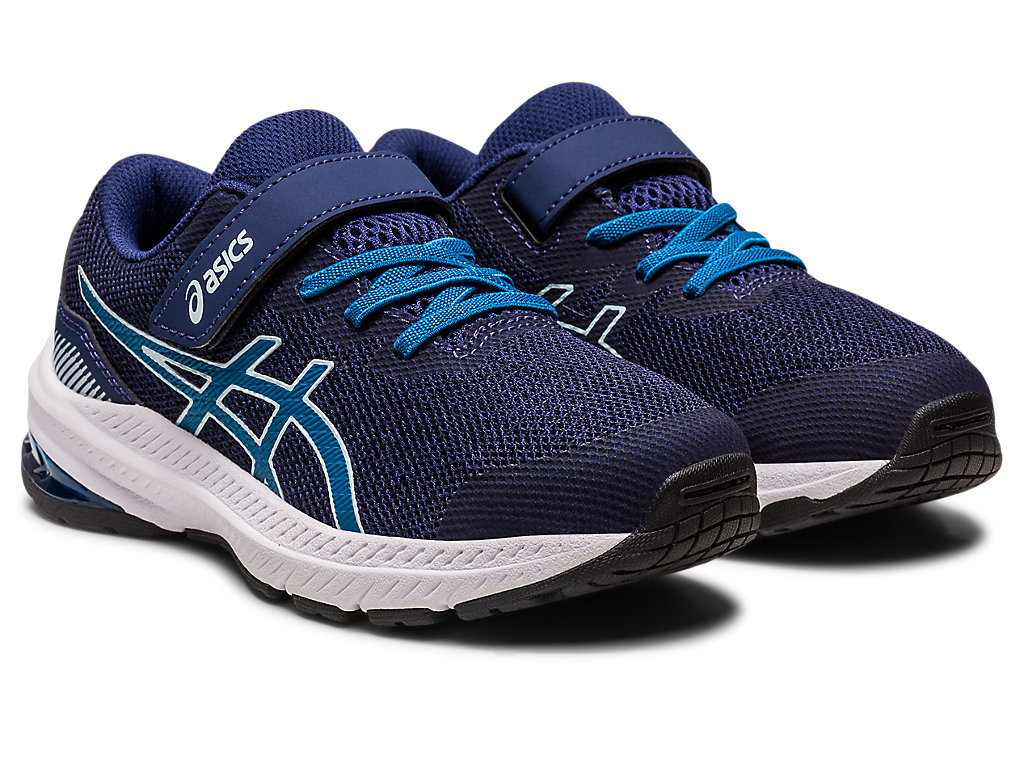 Dětské Running Shoes Asics Gt-1000 11 Pre-School Indigo Blankyt Blankyt | 5128-GLNFR