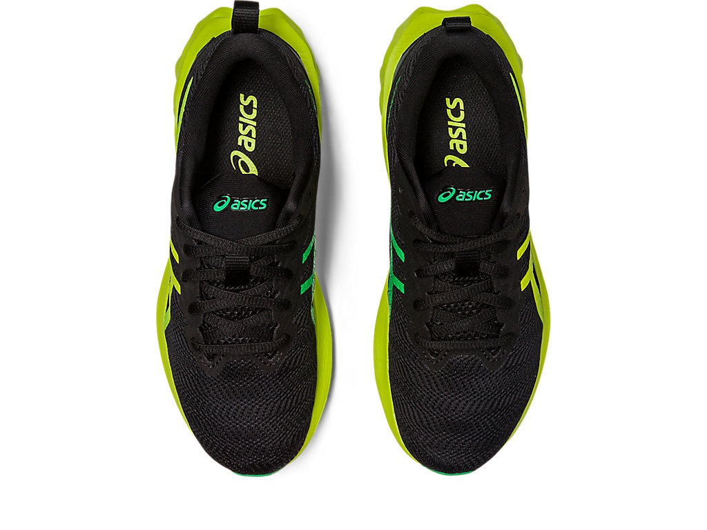 Dětské Running Shoes Asics Novablast 2 Grade School Černé Světle Zelene | 7018-JXVTB