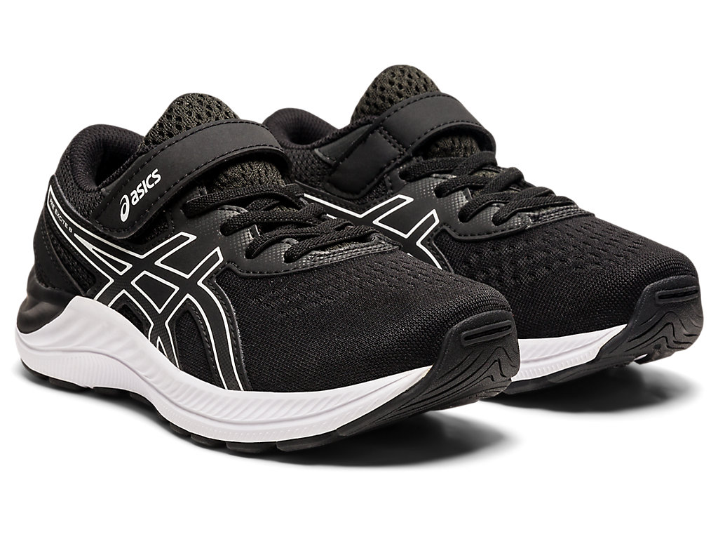 Dětské Running Shoes Asics Pre Excite 8 Pre-School Černé Bílé | 8945-ZJTGH