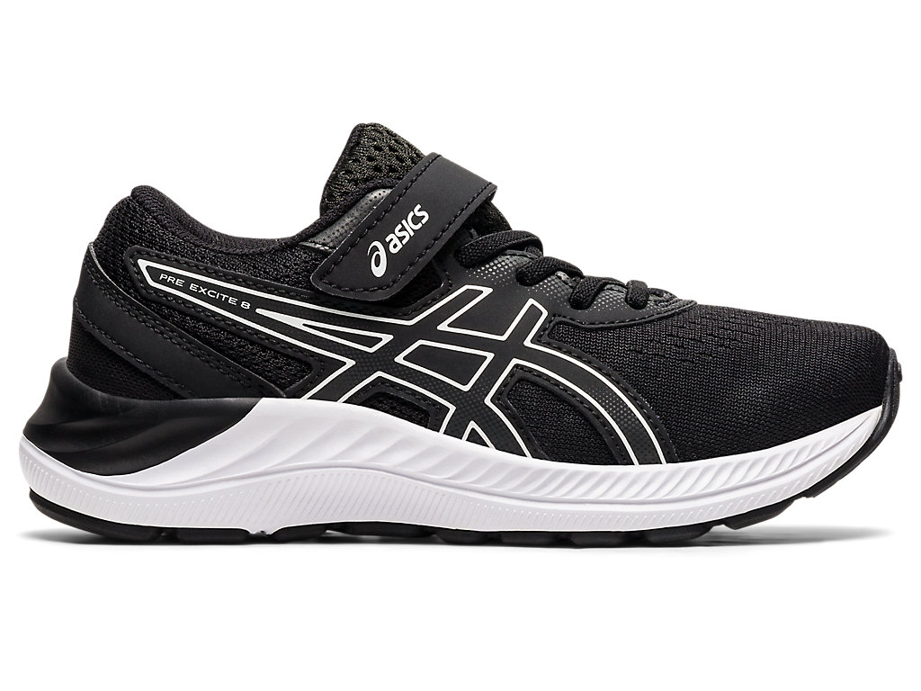 Dětské Running Shoes Asics Pre Excite 8 Pre-School Černé Bílé | 8945-ZJTGH