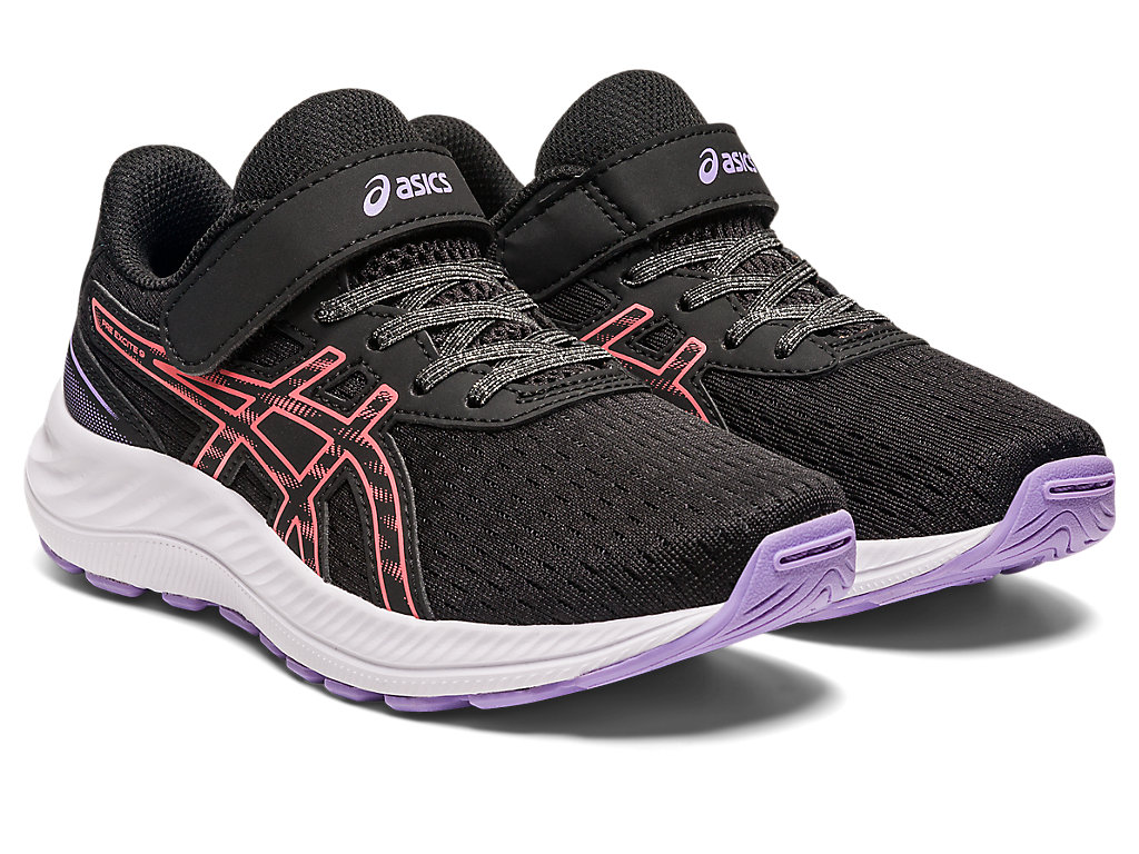 Dětské Running Shoes Asics Pre Excite 9 Pre-School Černé | 1235-VGUJQ