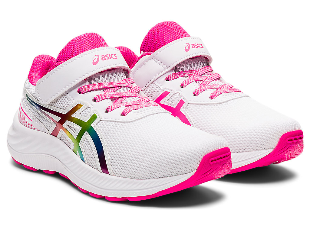 Dětské Running Shoes Asics Pre Excite 9 Pre-School Bílé Růžové | 8135-JRPLC