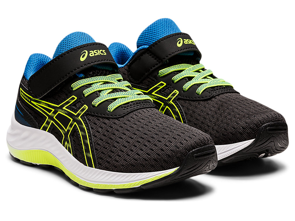 Dětské Running Shoes Asics Pre Excite 9 Pre-School Černé Zelene | 8195-LNCHP