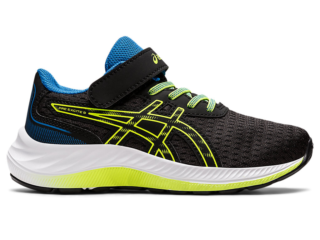 Dětské Running Shoes Asics Pre Excite 9 Pre-School Černé Zelene | 8195-LNCHP