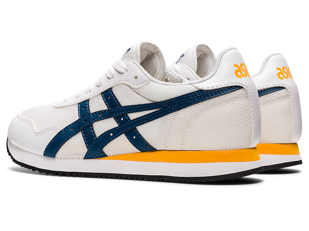 Dětské Sneakers Asics Tiger Runner Grade School Bílé Světle Indigo | 5284-HLSGR