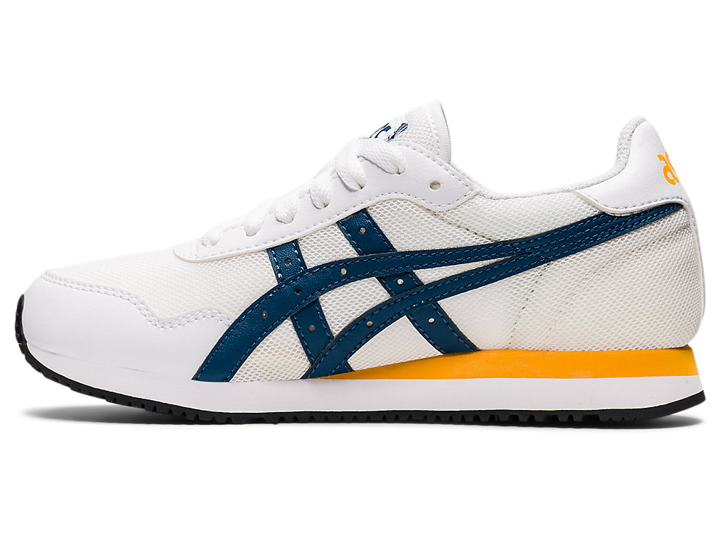 Dětské Sneakers Asics Tiger Runner Grade School Bílé Světle Indigo | 5284-HLSGR