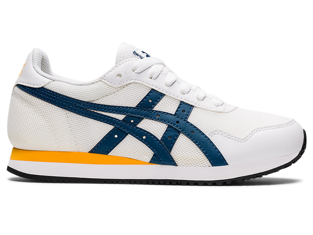 Dětské Sneakers Asics Tiger Runner Grade School Bílé Světle Indigo | 5284-HLSGR