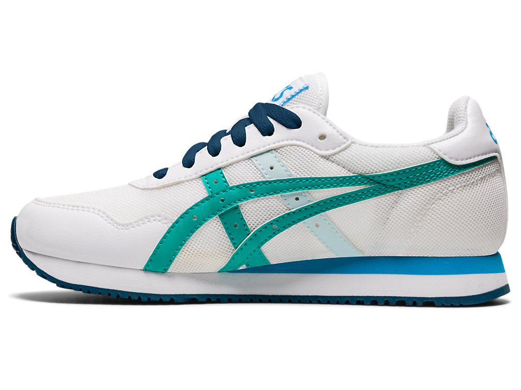 Dětské Sneakers Asics Tiger Runner Grade School Bílé | 8057-QNGCF