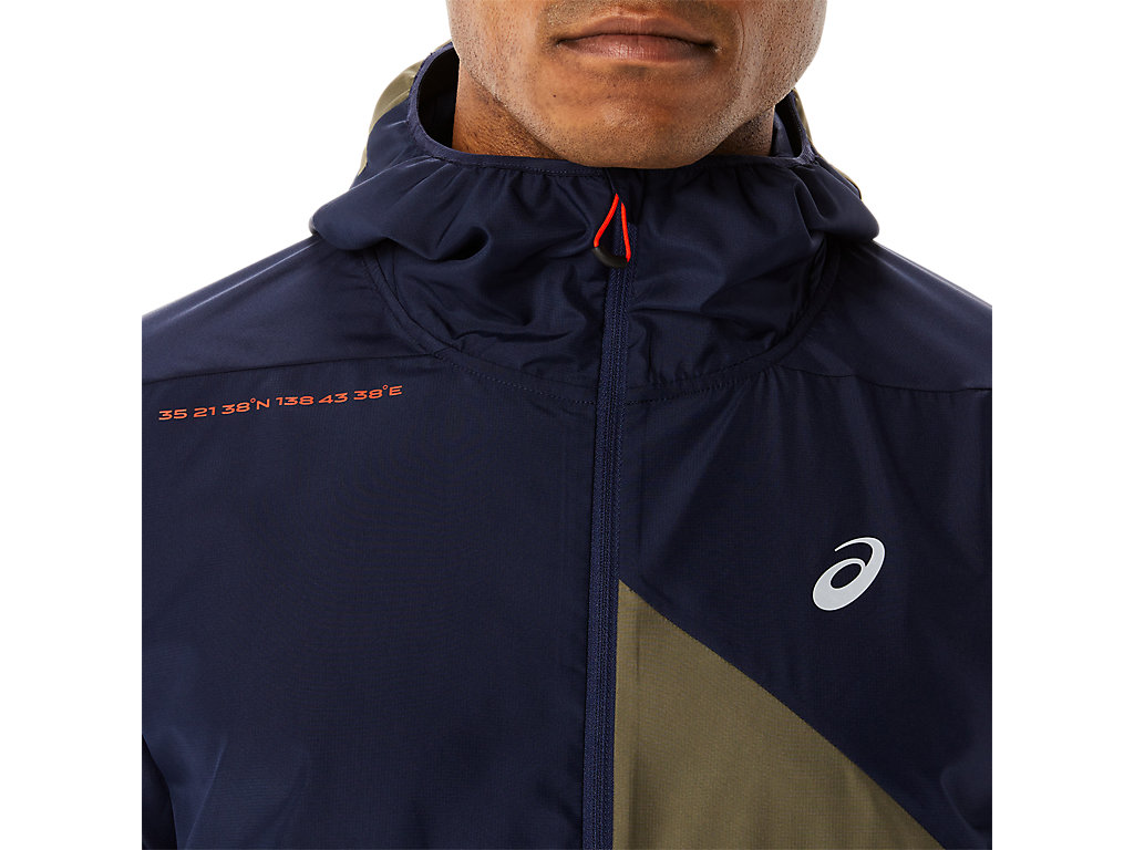 Pánské Bundy Asics Fujitrail Anorak Zelene | 8247-OKSAE