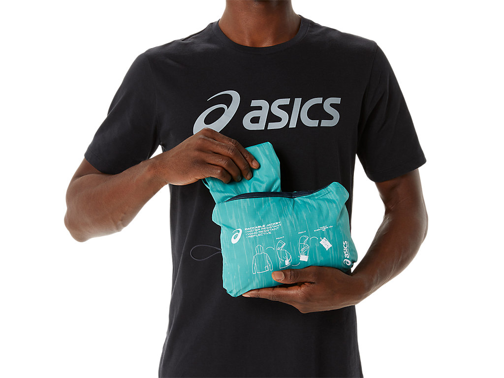 Pánské Bundy Asics Packable Olivy Zelené Blankyt | 7295-KTIMW