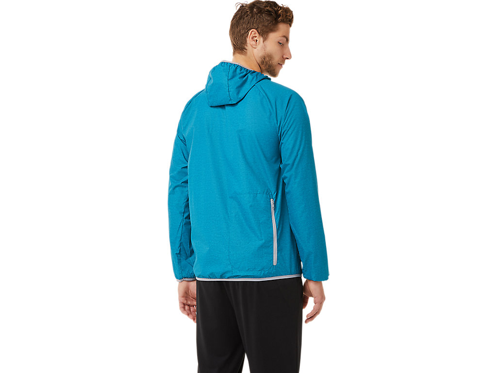 Pánské Bundy Asics Packable Tyrkysové Blankyt | 3619-OWHFL