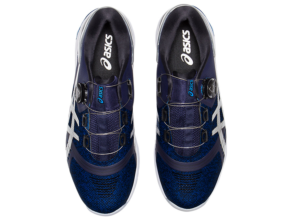 Pánské Golfové Boty Asics Gel-Course Duo Boa Tmavě Blankyt Stříbrné | 7819-ANBUC