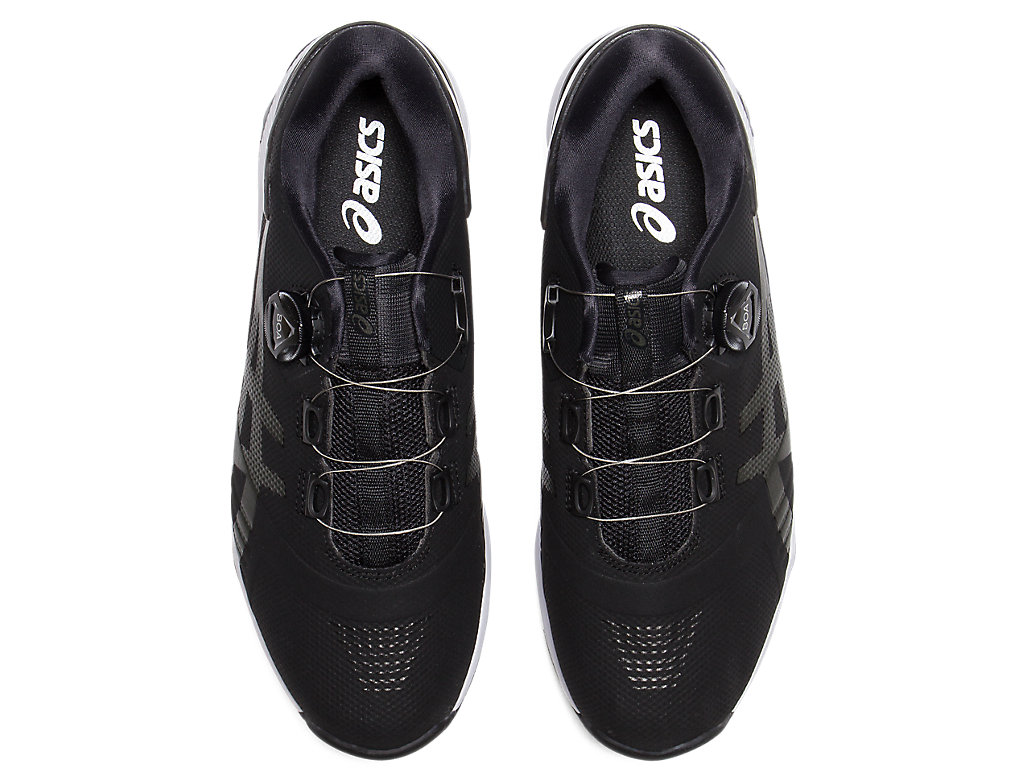 Pánské Golfové Boty Asics Gel-Course Duo Boa Černé Šedé | 8342-YCIMF