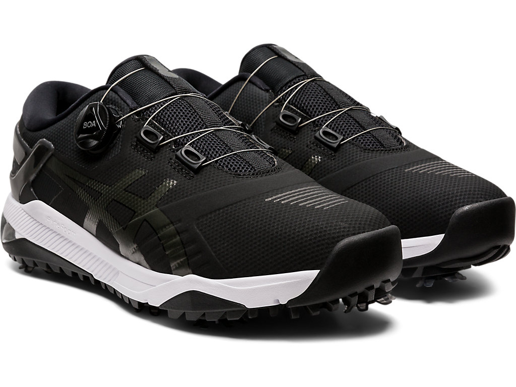 Pánské Golfové Boty Asics Gel-Course Duo Boa Černé Šedé | 8342-YCIMF