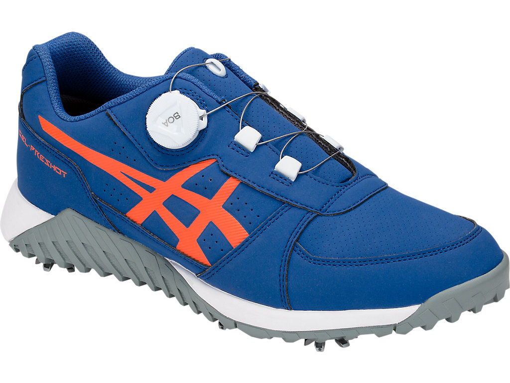 Pánské Golfové Boty Asics Gel-Preshot Boa Královská Modrá Oranžové | 9758-VQIYU