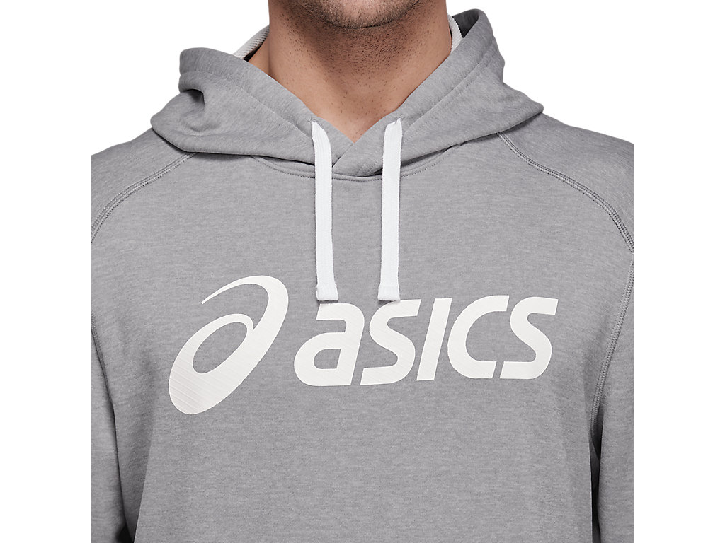 Pánské Mikiny S Kapucí Asics French Terry Bílé | 3092-ICLSM