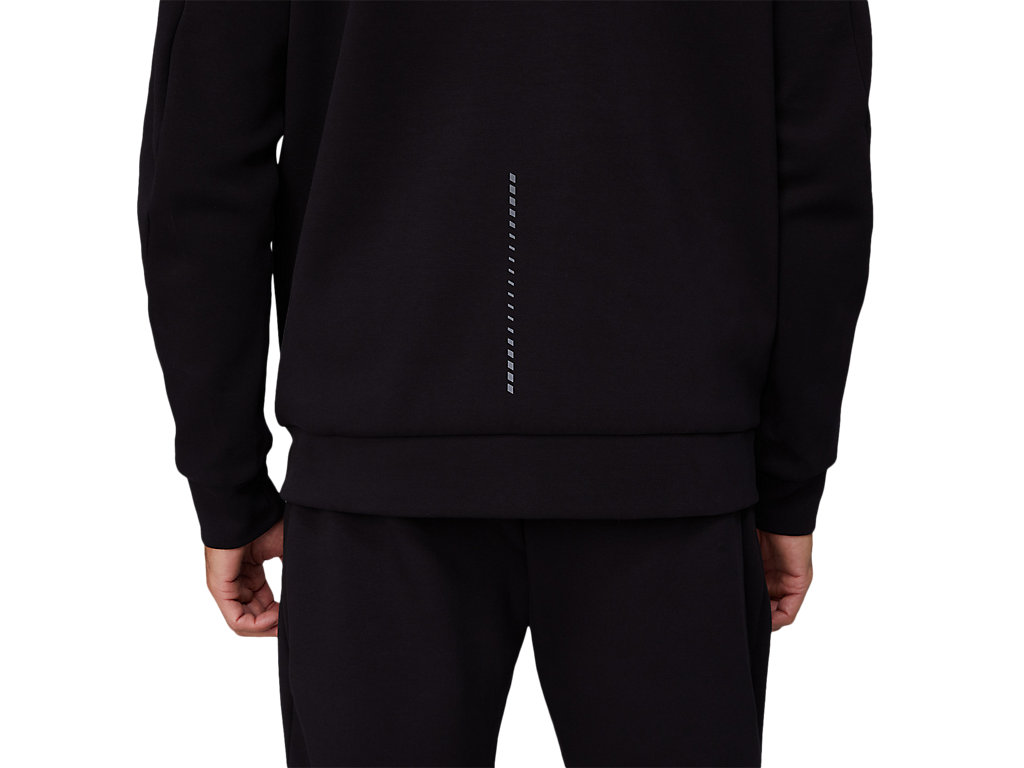 Pánské Mikiny S Kapucí Asics Mobility Knit Full Zip Černé | 7043-LHPIF