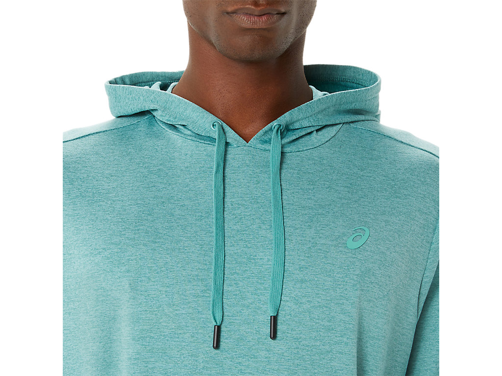 Pánské Mikiny S Kapucí Asics Tech Pullover Olivy Zelené | 3690-MTIGP