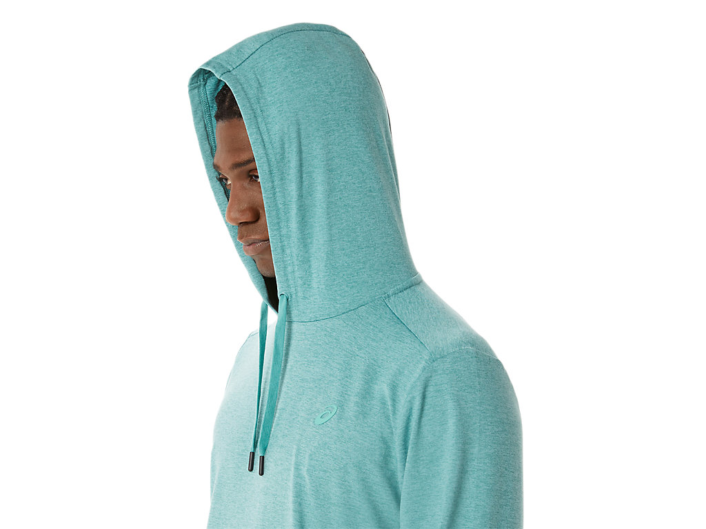 Pánské Mikiny S Kapucí Asics Tech Pullover Olivy Zelené | 3690-MTIGP