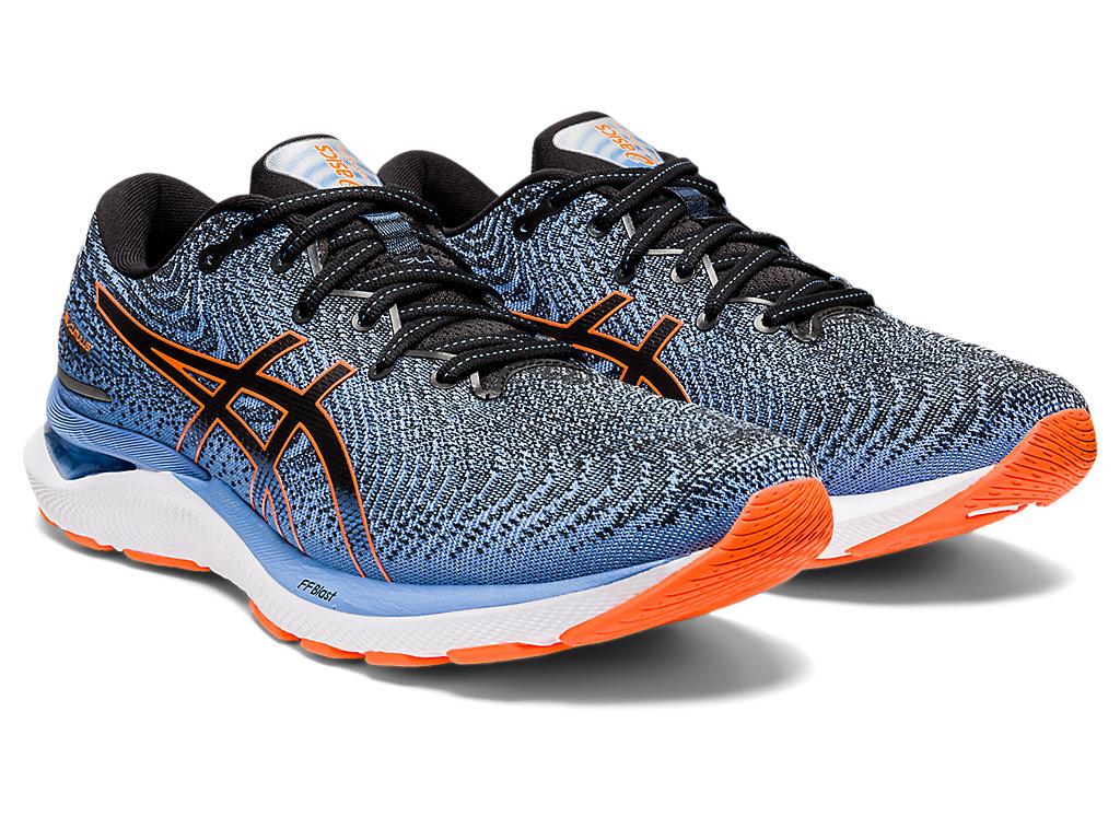 Pánské Running Shoes Asics Gel-Cumulus 24 Extra Široké Černé Oranžové | 5397-ALDJN