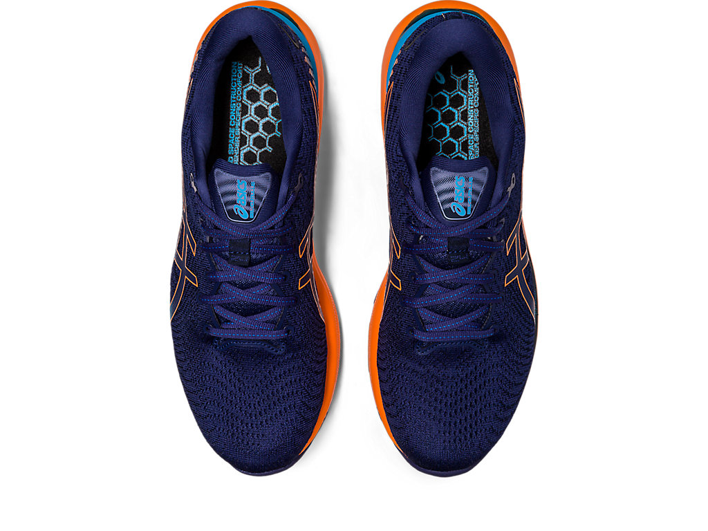 Pánské Running Shoes Asics Gel-Cumulus 24 Indigo Blankyt Oranžové | 8370-TPDWL