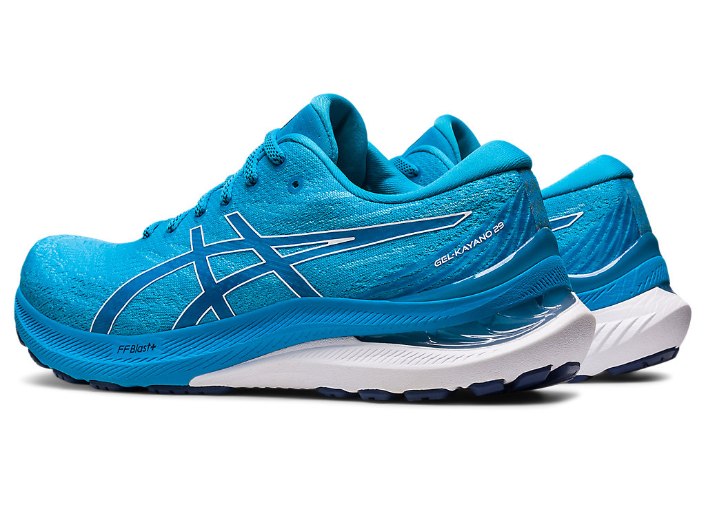 Pánské Running Shoes Asics Gel-Kayano 29 Extra Široké Blankyt Bílé | 2438-OVXEP