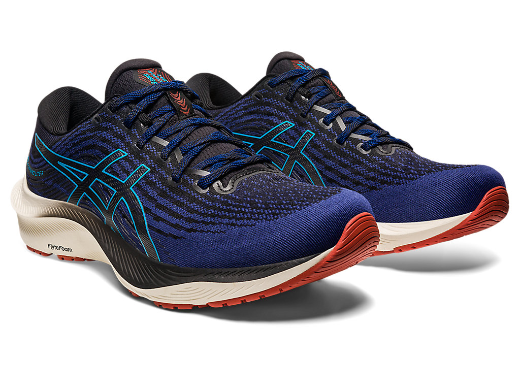 Pánské Running Shoes Asics Gel-Kayano Lite 3 Indigo Blankyt Černé | 8769-XYPJV