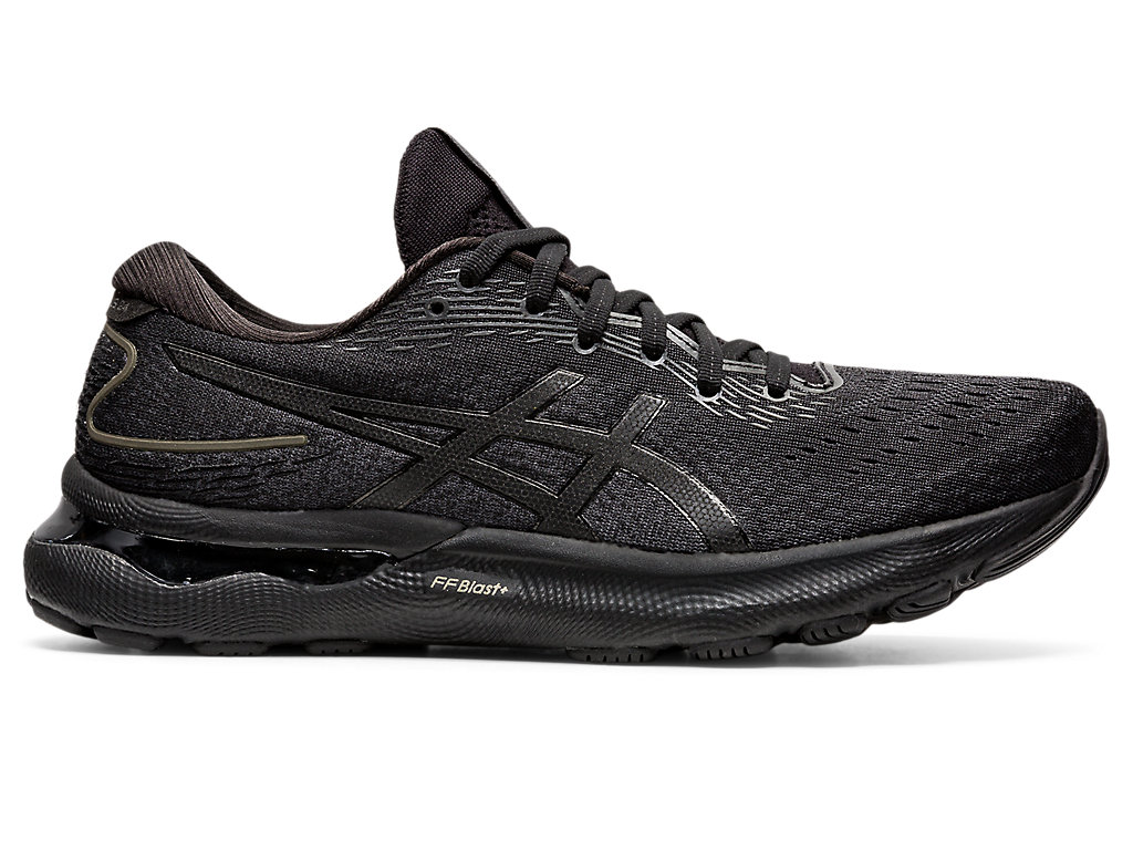 Pánské Running Shoes Asics Gel-Nimbus 24 Široké Černé Černé | 6413-HXITO