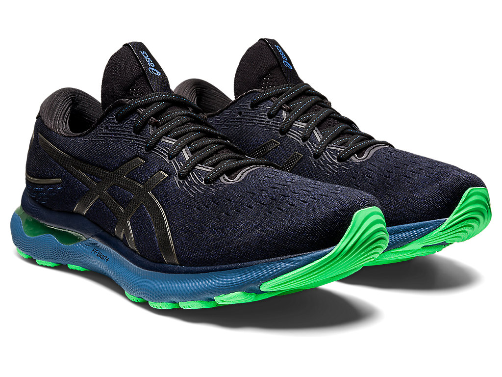 Pánské Running Shoes Asics Gel-Nimbus 24 Černé Šedé | 8549-XZNKC