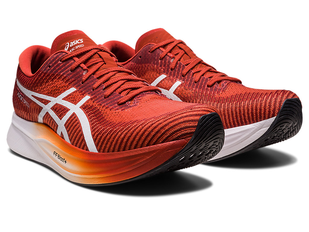 Pánské Running Shoes Asics Magic Speed 2 Hnědé Bílé | 2148-GLSAW