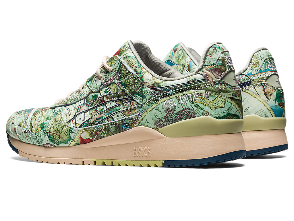 Pánské Sneakers Asics Atmos X Gel-Lyte Iii Og Zelene Blankyt | 2436-NCLPT