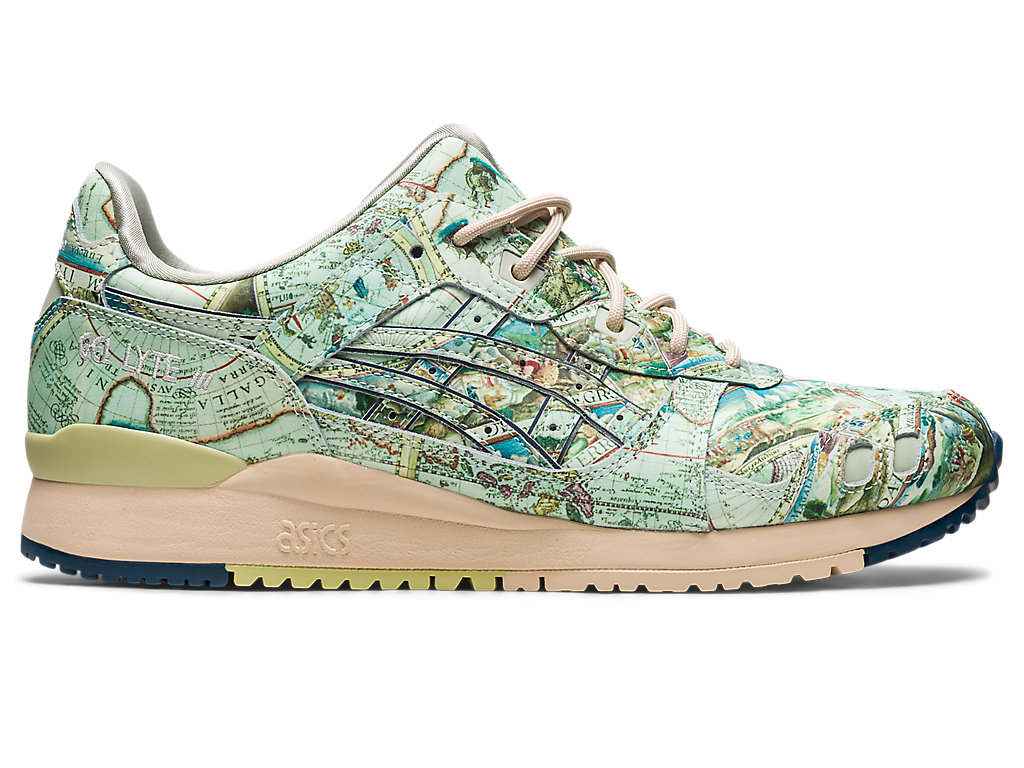 Pánské Sneakers Asics Atmos X Gel-Lyte Iii Og Zelene Blankyt | 2436-NCLPT