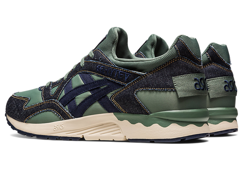 Pánské Sneakers Asics Gel-Lyte V Modern Patchwork Tmavě Zelene | 0871-CZYLR