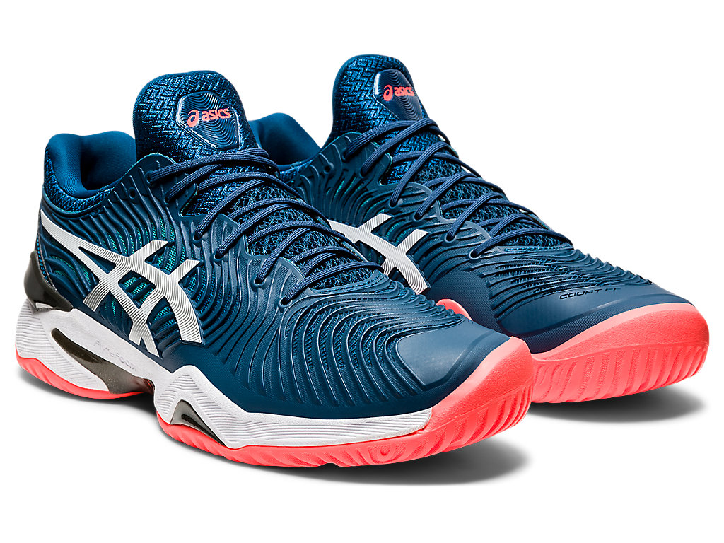 Pánské Tenisové Boty Asics Court Ff 2 Blankyt Bílé | 7489-BNQGD