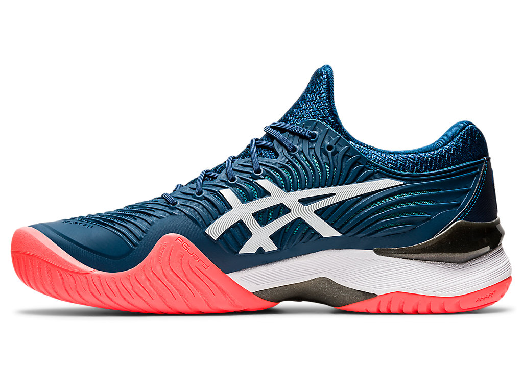 Pánské Tenisové Boty Asics Court Ff 2 Blankyt Bílé | 7489-BNQGD