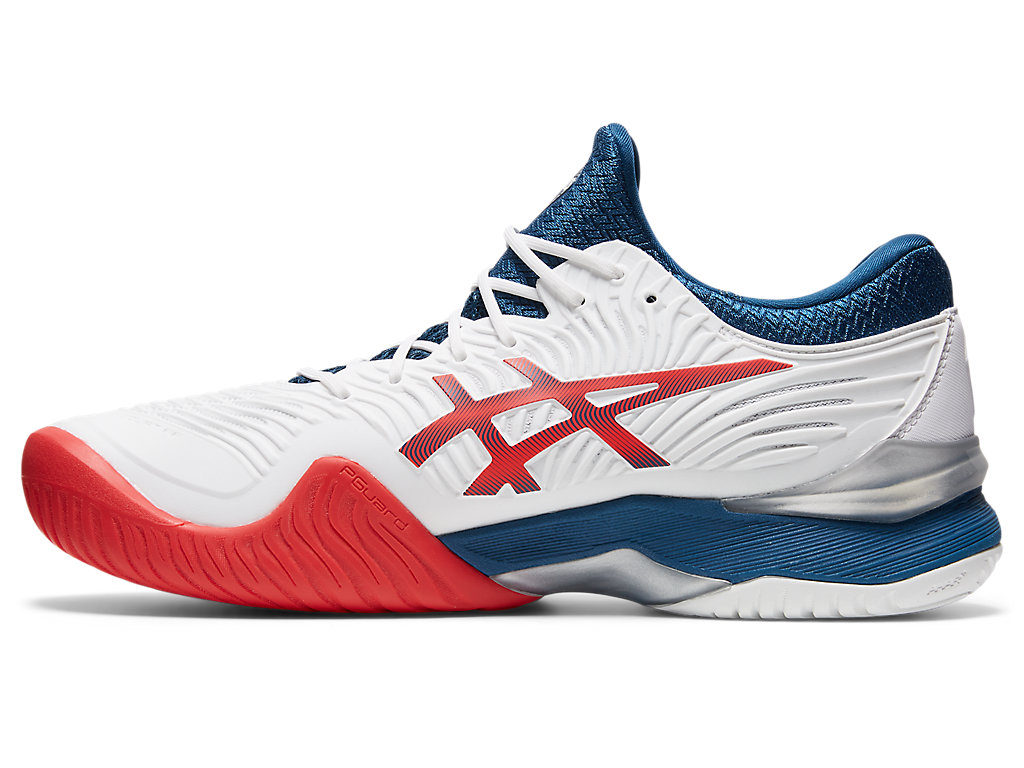 Pánské Tenisové Boty Asics Court Ff 2 Bílé Blankyt | 4691-GRWHD