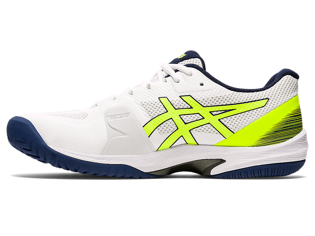 Pánské Tenisové Boty Asics Court Speed Ff Bílé Žluté | 0831-LRYNW