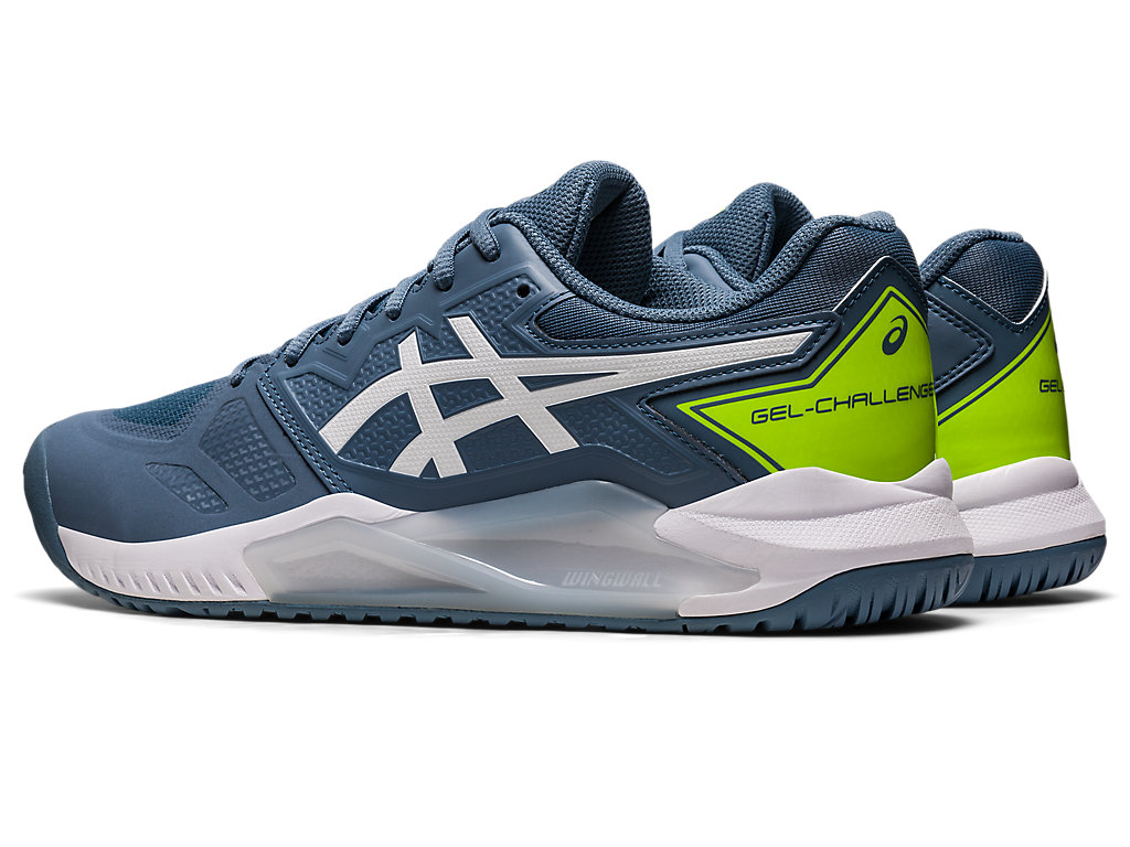 Pánské Tenisové Boty Asics Gel-Challenger 13 Šedé Blankyt Bílé | 1058-JPFGU