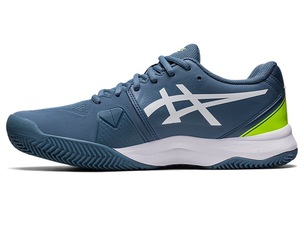 Pánské Tenisové Boty Asics Gel-Challenger 13 Clay Šedé Blankyt Bílé | 2897-FDMJC