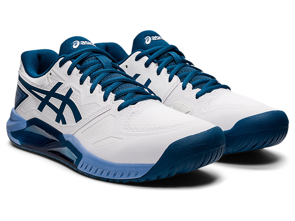 Pánské Tenisové Boty Asics Gel-Challenger 13 Bílé Světle Indigo | 8634-KCQDT